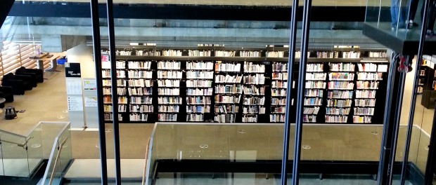 The bookshelves. Photo by Annie Shreeve