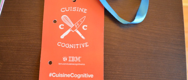 Pass card for Cognitive Cooking at the Auberge Saint-Gabriel. Photo courtesy Nicole Yeba.