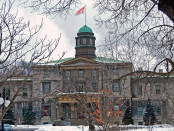 McGill's iconic Arts Building, built in 1843. Photo credit: Paul Lowry/Flickr.