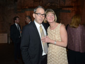 Editor in Chief of the Walrus Jonathan Kay and Shelley Ambrose, the executive director of the Walrus Foundation, from their recent gala. Photographer Tom Sandler.