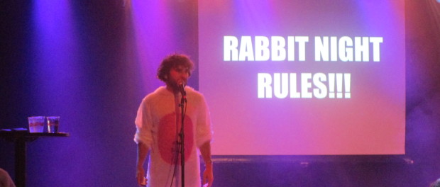 Jon Bennett. It's Rabbit Night. Fringe Festival. Photo Rachel Levine