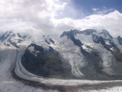View from the top of the Gornergrat Ride – 3136 meters above sea level
