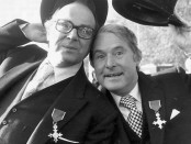 Eric Morecambe (1926-1984), left, and Ernie Wise (1925-1999), right, were Britain’s double act from the 1960s to the 1980s. They each were awarded OBEs in 1976 (pictured). Photo credit: The Daily Telegraph Australia.