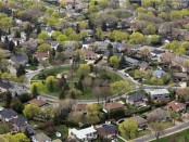 Aerial view of the town of Mount Royal. Photo credit: Town of Mount Royal/The Montreal Gazette