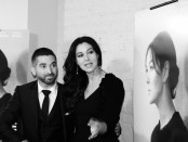 Guy Edouin and Monica Bellucci. Photo by Krystele Jacquemot.