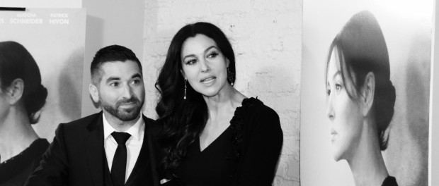 Guy Edouin and Monica Bellucci. Photo by Krystele Jacquemot.