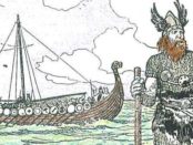 Illustration de l’exploration viking © The Picture Gallery of Canadian History, Volume 1, C.W. Jefferys