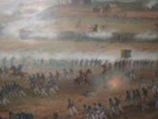 Artistic depiction of the Battle of Crysler's Farm by Adam Sherriff-Scott. Photo credit: Historica Dominion
