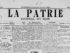 Front page of “La Patrie”, 1879. Photo courtesy of the City of Montréal/Bibliothèque et archives nationales du Québec (call number: 669 JOU).