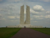 The Vimy Memorial in Vimy, France. Photo credit: Lisamaywhite/Wikimedia Commons.