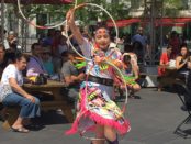 Hoop Dancer. Places des Arts. Presence Autochtone Festival First People's Festival. Photo Rachel Levine