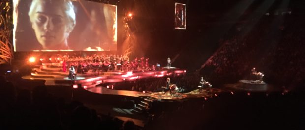 Bell Centre. Game of Thrones Concert Experience. Percussion. Photo Rachel Levine
