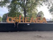 Osheaga Sign. Photo Rachel Levine