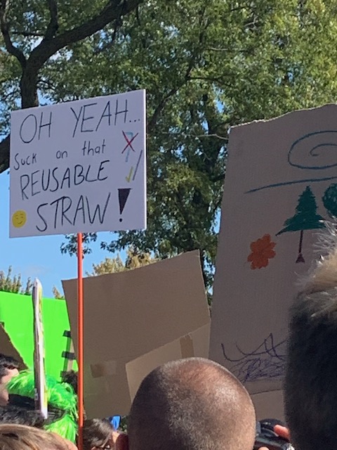 Climate Strike Poster. Photo Rachel Levine