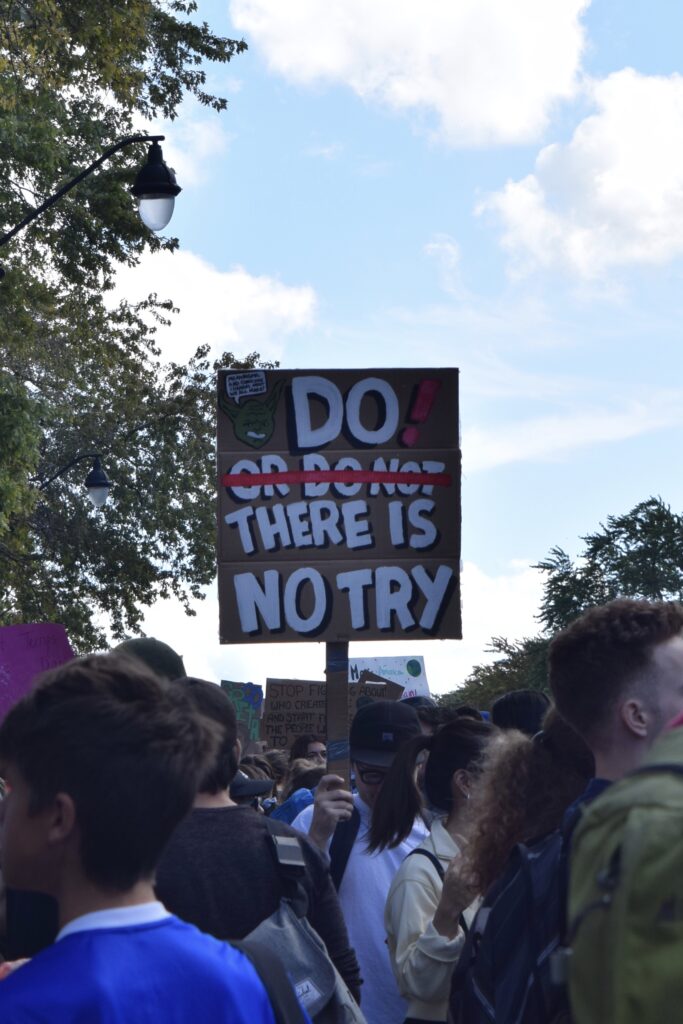 Climate Strike March. Photo Angelique Koumouzelis.