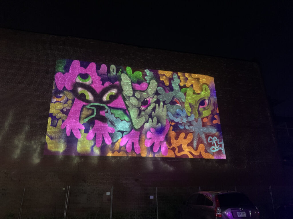 Digital Cry mural. Mural Festival 2021. Photo Rachel Levine