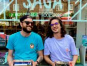 Ilya Razykov and Mathieu Lauzon-Dicso of Saga Bookstore