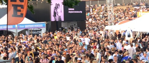 Osheaga crowd of people at festival