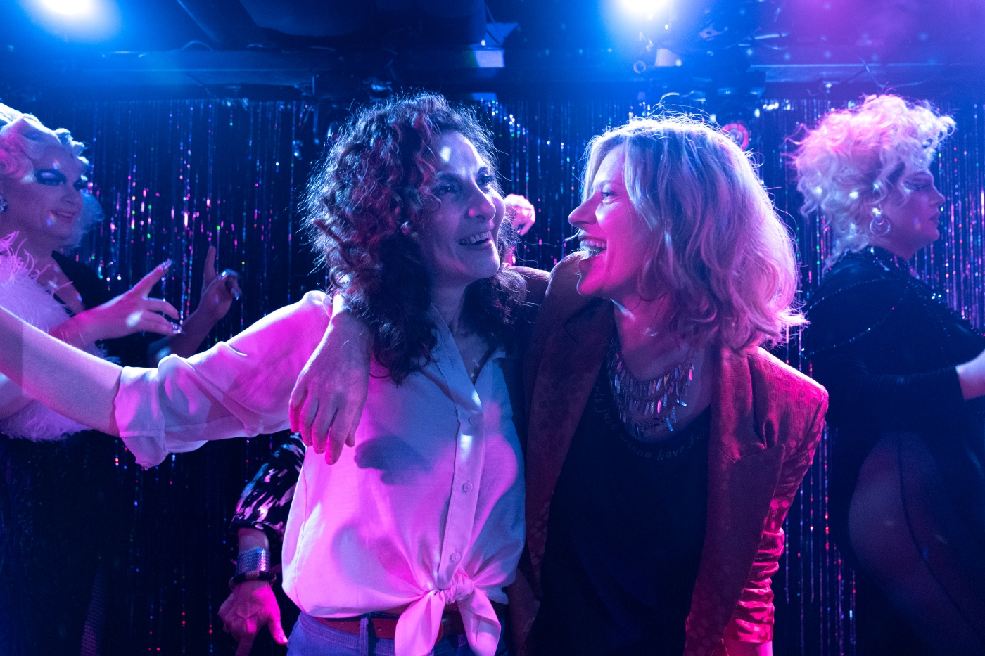 Two women in nightclub