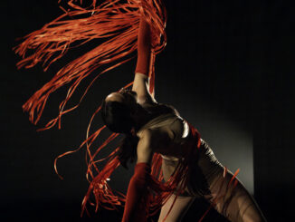 Dancer with red fringes